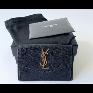 YSL UPTOWN CARD HOLDER